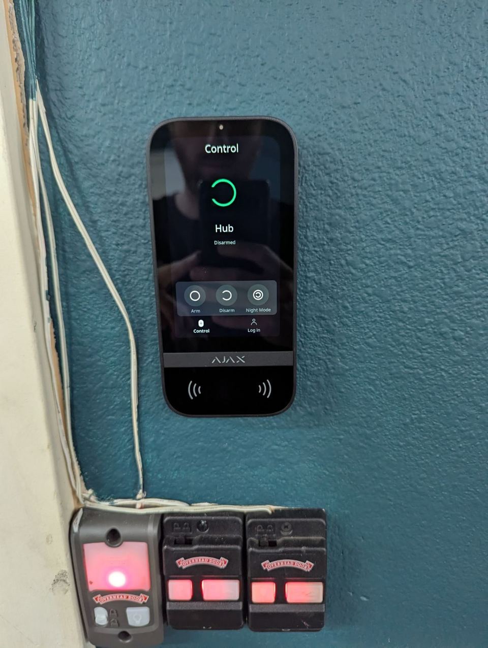 Akuvox video intercom at a gate