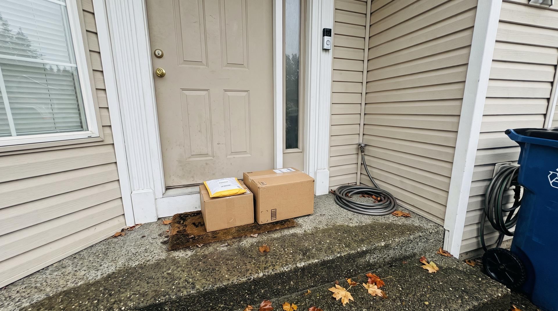 Stopping package theft this season, at a house or an apartment building.