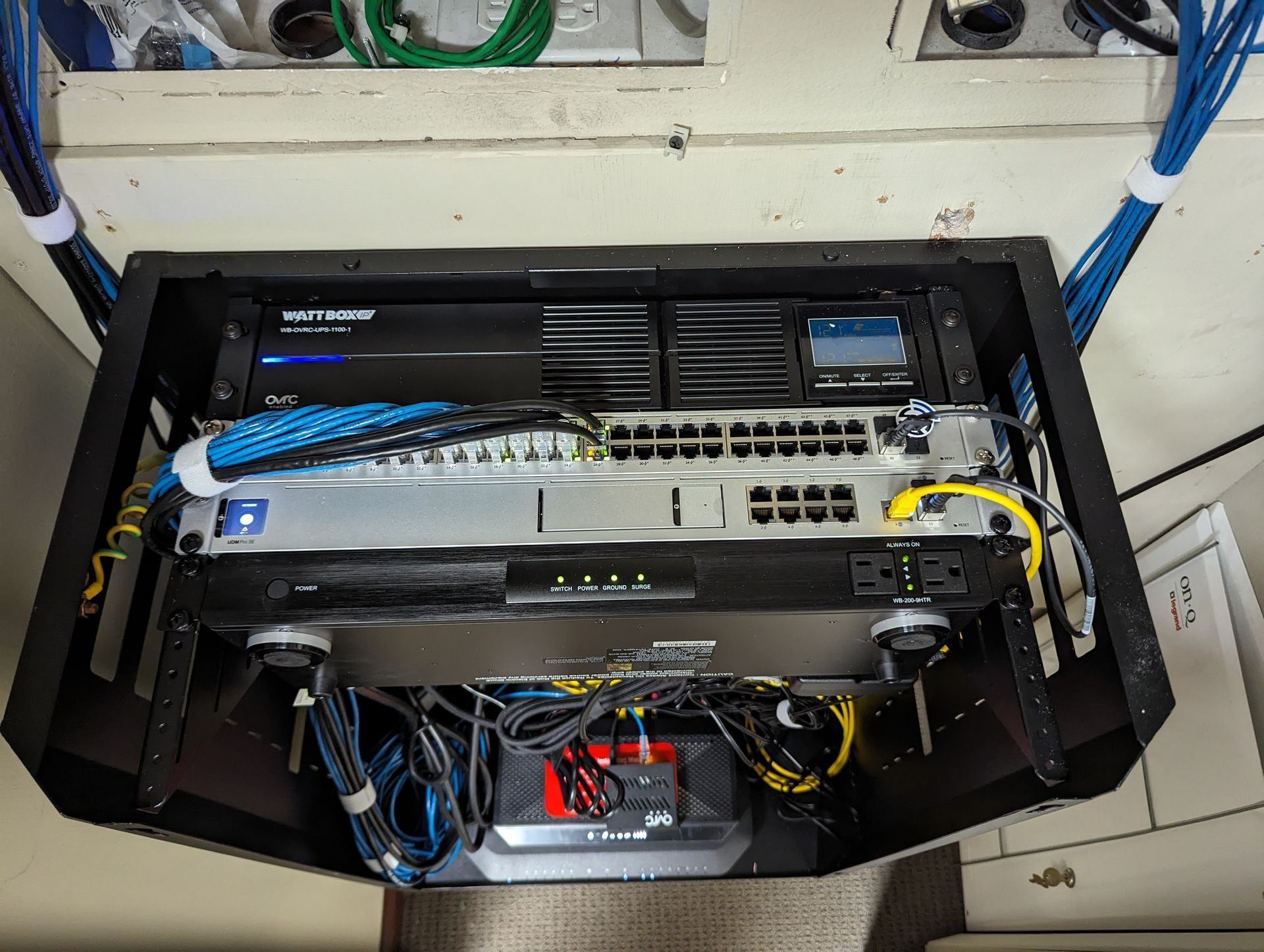 Network rack at South Sound Law Group